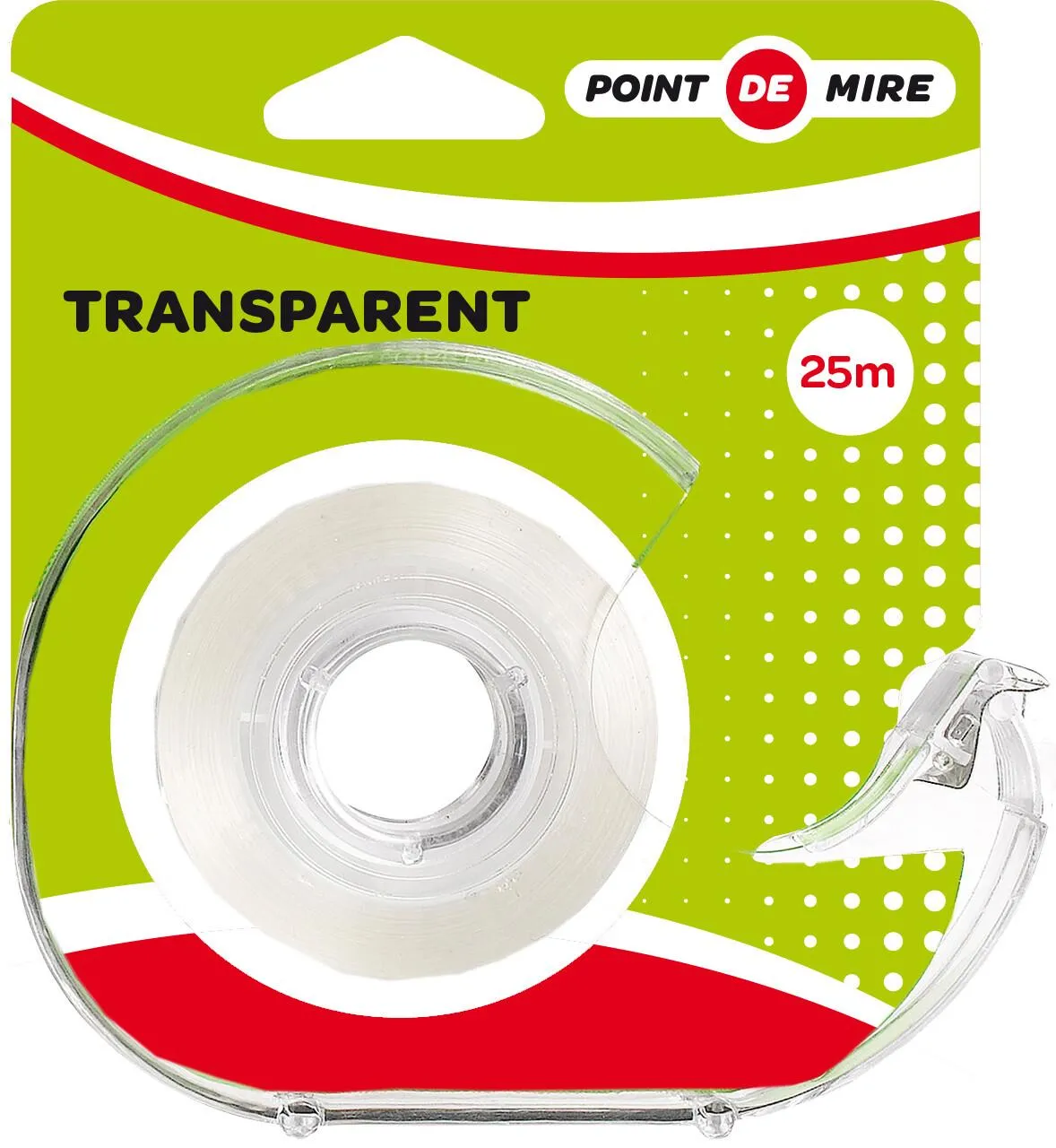 1 ADHESIF TRANSPARENT 18MM X 25M
